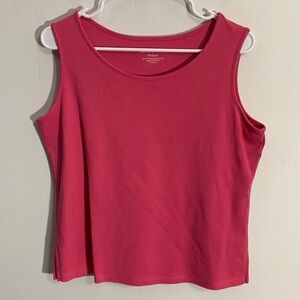 Draper’s & Damon’s Medium pink tank top, good condition